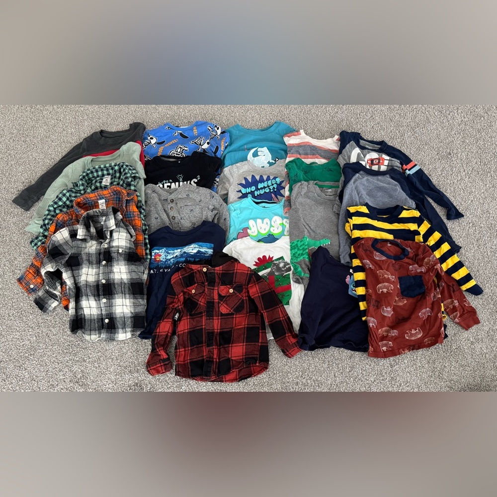 Red and Black Short Sleeve Tees Casual Collection